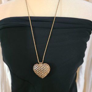 Brass looking Heart
